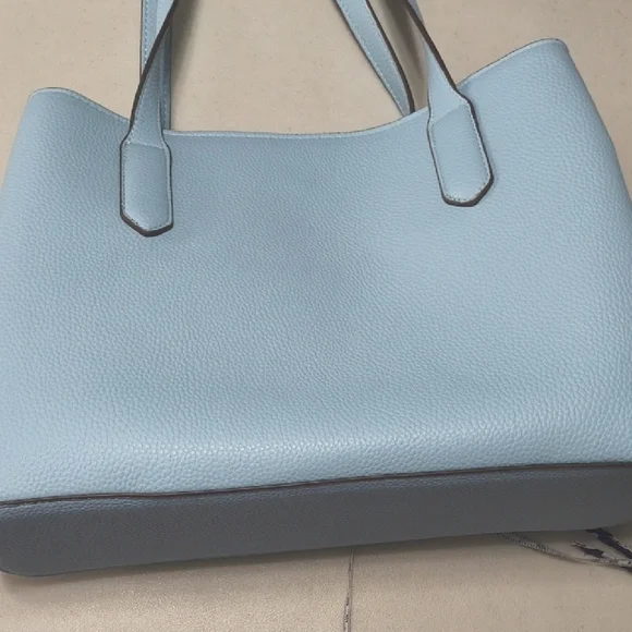 Nanette Lepore Kassandra Triple Section Shoulder Bag Ice Blue - Picture 14 of 15